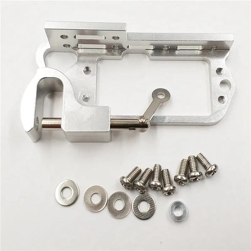 FC-[IANC-AB01] 5X Servo Dispenser Drone Thrower Light Aluminum Throw Device Switch Adapter Air Dropping System For MG995 25T Arm