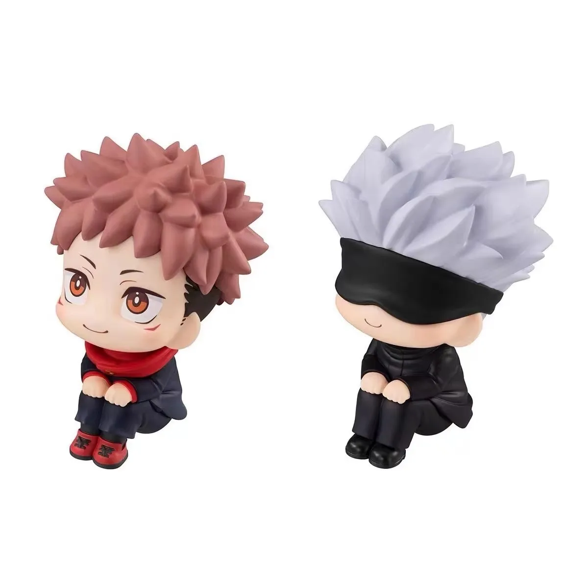 Anime Jujutsu Kaisen Figurine 8cm Satoru Gojo Geto Suguru Action Figures PVC Model Collection Toys Desk Ornament Gift