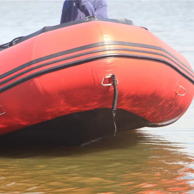 2025 New 13ft PVC Sport Inflatable Boat Cheap Stable Hypalon Row Boats For Surfing Outdoor Yacht Sport
