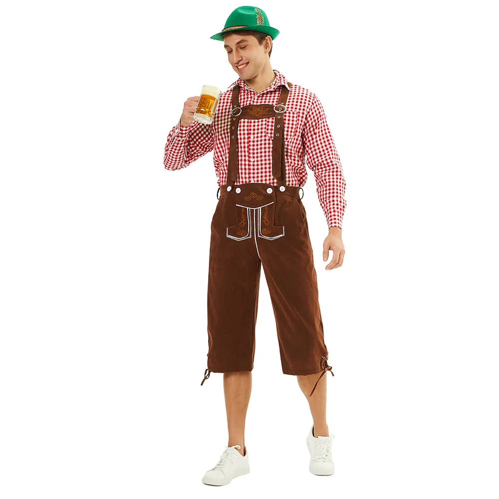 Adult Men's loween Costume Beer Festival Role-plang Stage Costume Traditional Chinese Ethnic Wear Women's Faion