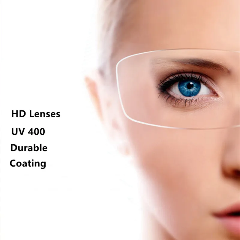 TGCYEYO 1.56/1.61/1.67/1.74 Aspherical Lenses High-Definition Anti-Radiation Anti-UV CR-39 Hyperopia Lenses 1 Pair