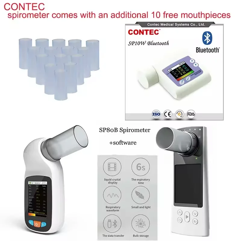 قطعة الفم لمقياس التنفس SP80B/SP70B/SP10W/SP10 #4