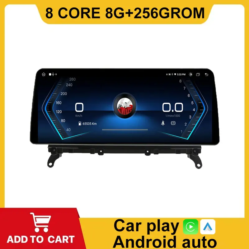 

12.3 Inch Android 14 Touch Screen For BMW X3 F25 X4 F26 Car Accessories Auto Carplay Monitors Video Radio Multimedia Player