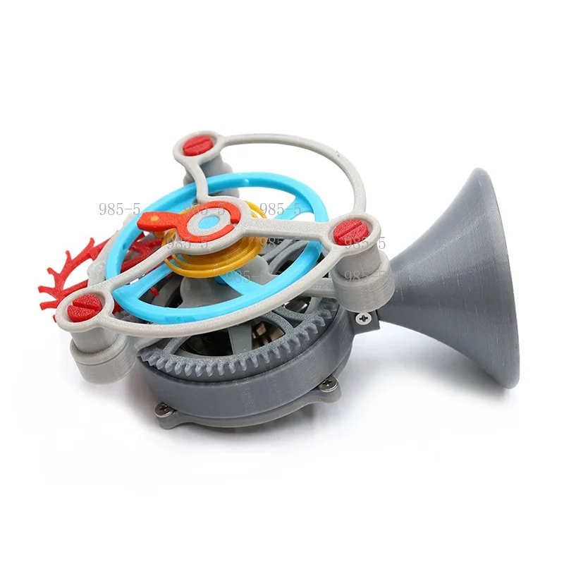 Rotating Escapement Mechanical Model Gear Transmission Decompression Ornament