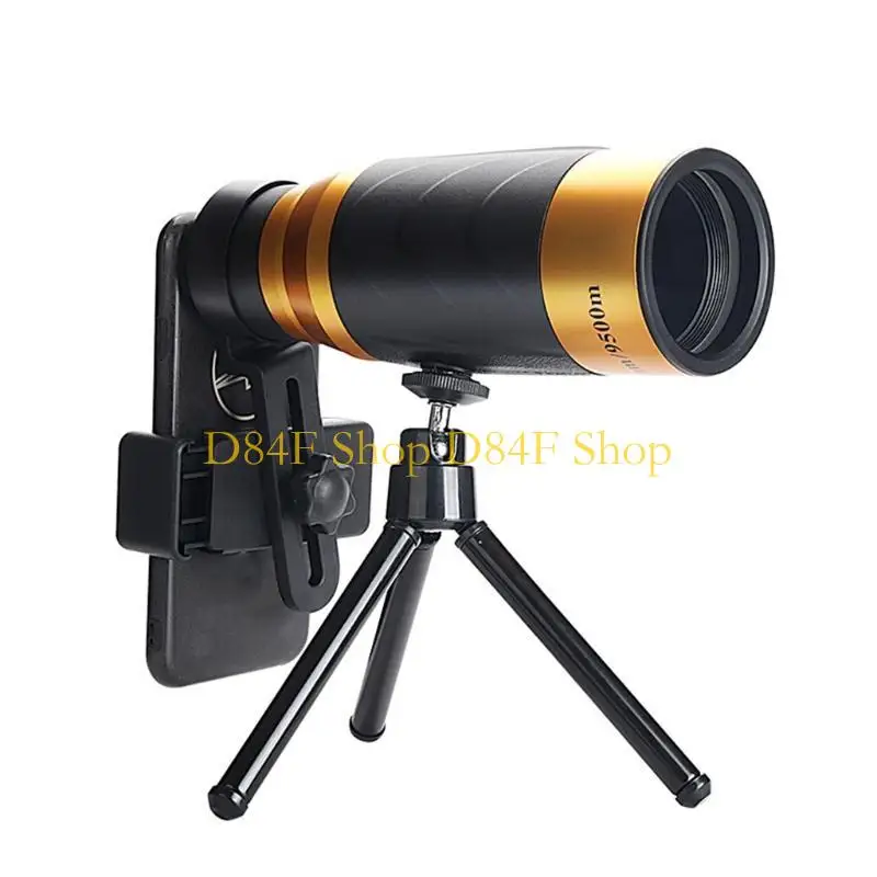 

D84F 45x60 Monocular Telecope Высокая мощность с держателем смартфона и штативом Lens FMC