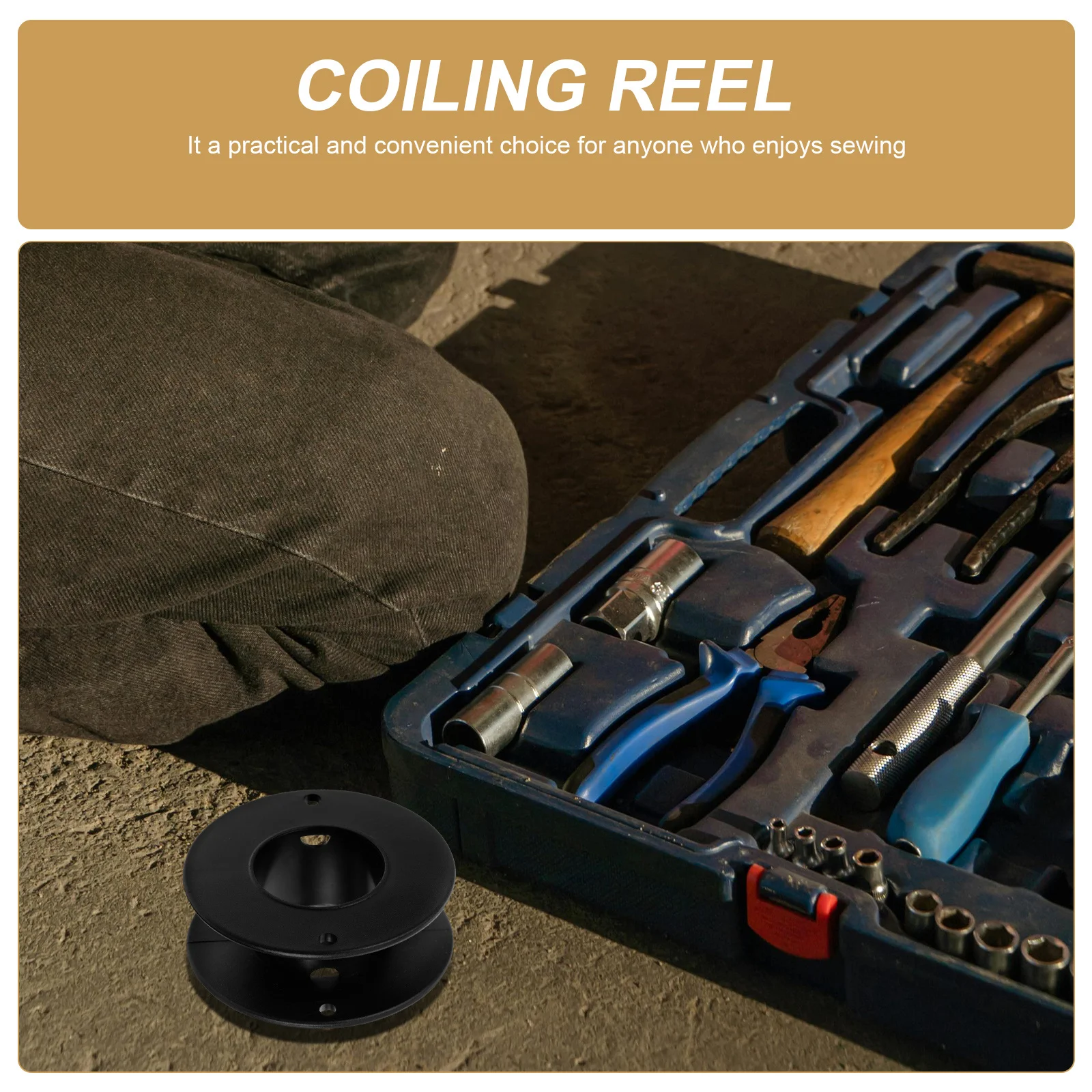 

12Pcs Smooth Surface Thread Bobbins Clear Reusable Spools for Sewing Machine Easy Thread Visibility Sewing Accessories