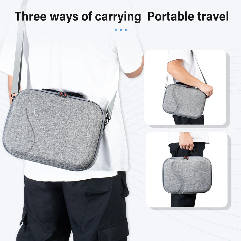 حقيبة حمل صلبة مقاومة للماء لسماعات الألعاب مع حزام كتف وحقيبة واقية لملحقات Meta Quest 3S VR