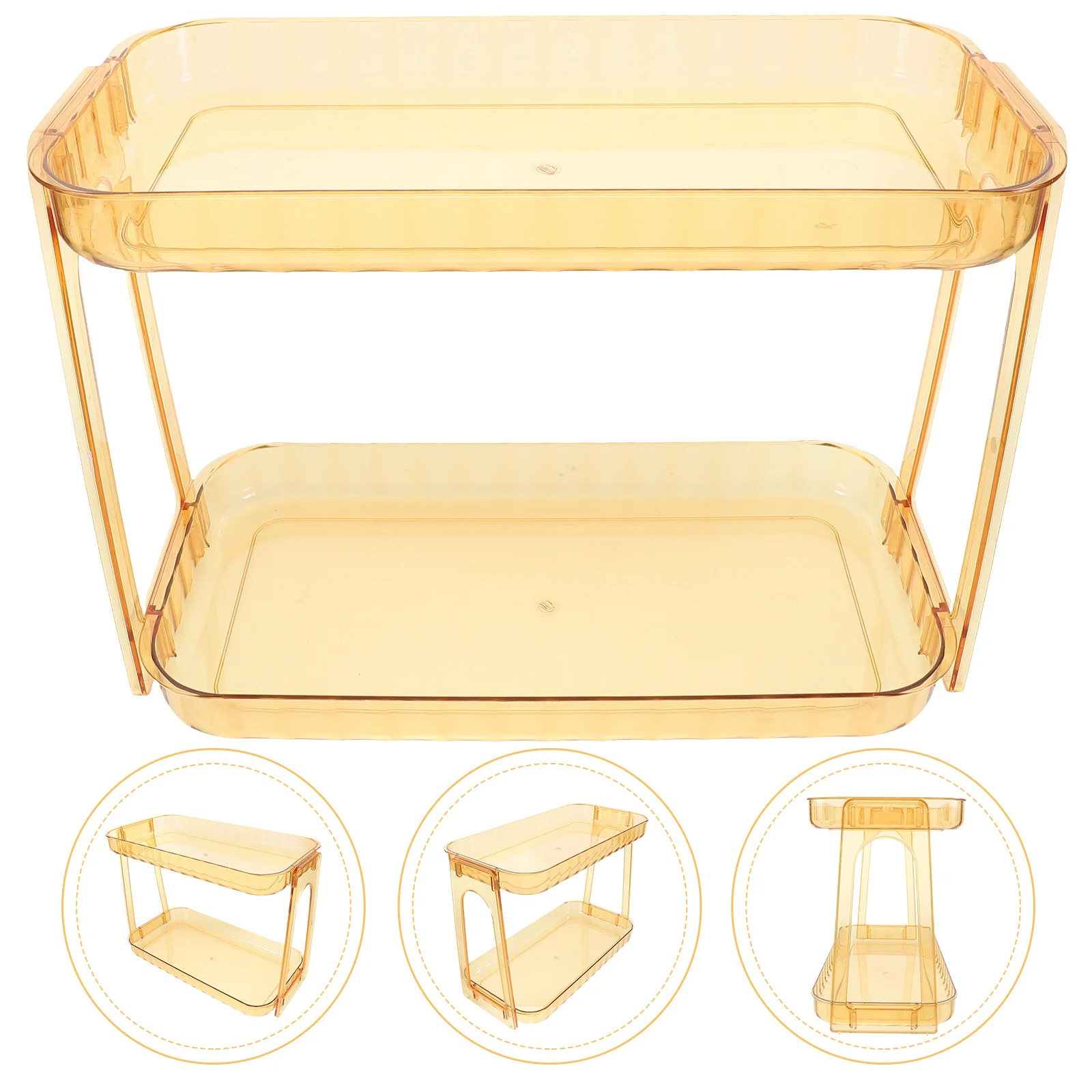 

Bathroom Countertop Organizer Multi-Functional Cosmetics Storage Stand Makeup Holder for Toiletries Skincare Products Desktop