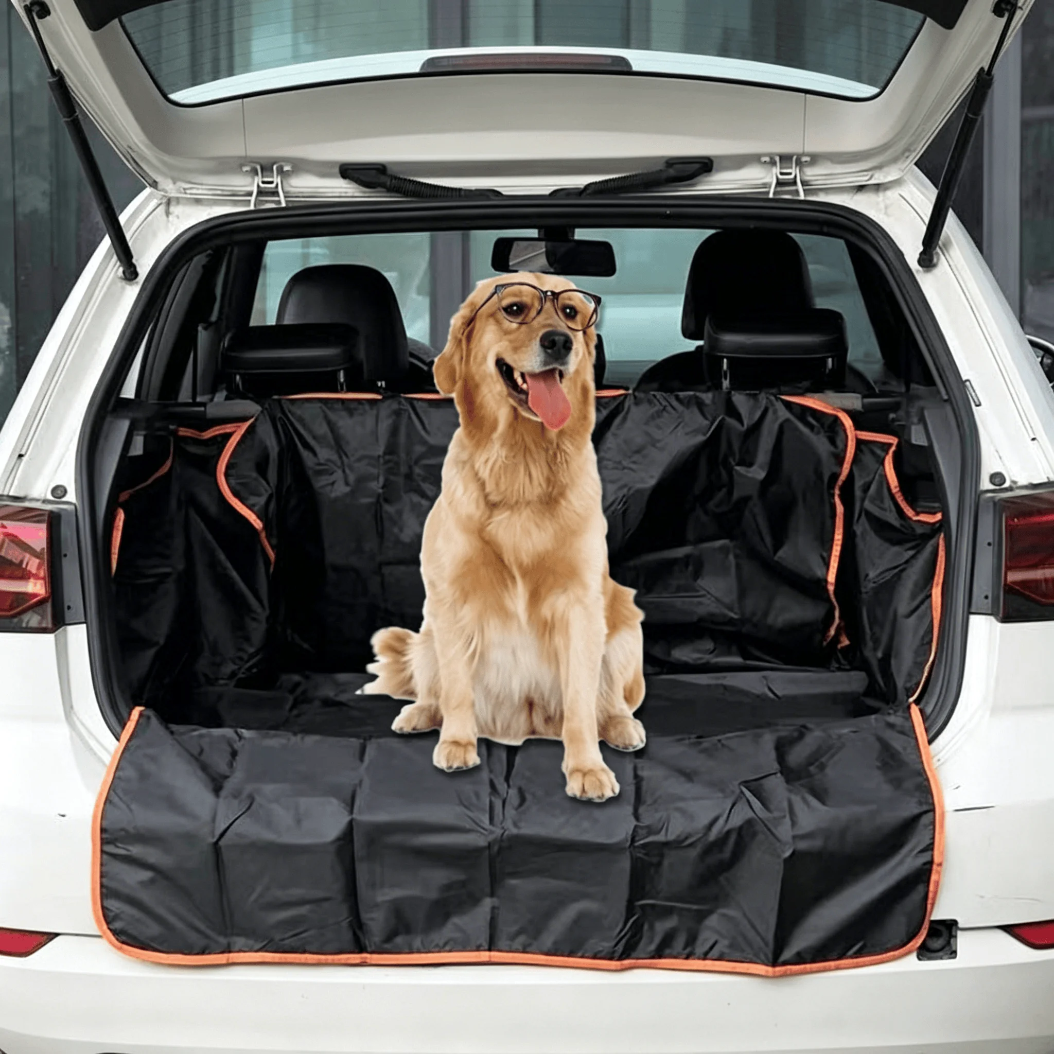 Dog Raincoat - Universal Waterproof Pet Dog Carrier SUV