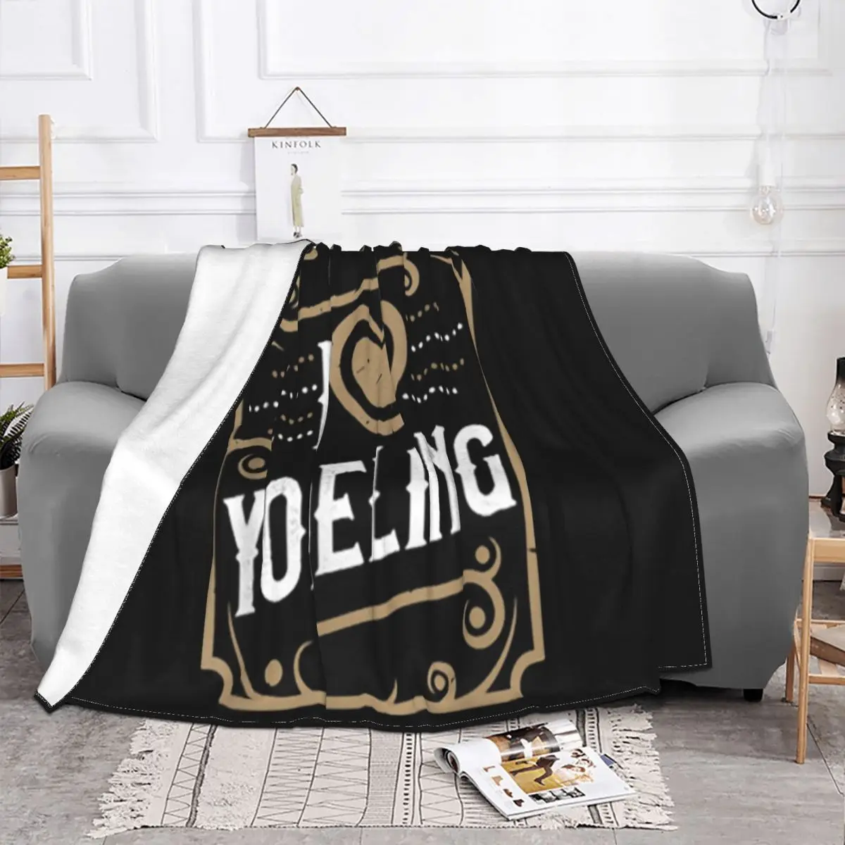 Premium I Love Yodeling Unique Christmas Gift Unisex Cotton Adults Many Colors Adult Hot Sell Throw Blanket