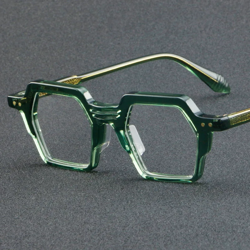 

PENG Anti-blue Acetate Optical Myopia Eyeglasses Frame Men Prescription Photochromic Glasses Women Luxury Eyewearr -0.50 to -6.0