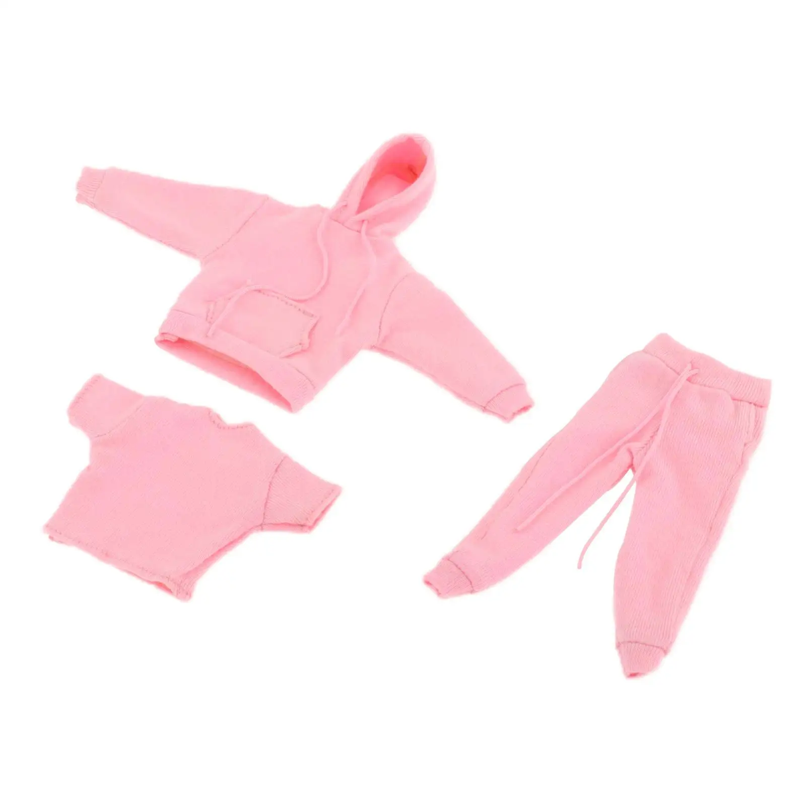 

Костюм солдата: худи и брюки для кукол (мужской и женский), спортивный костюм, аксессуары для кукол, розовый