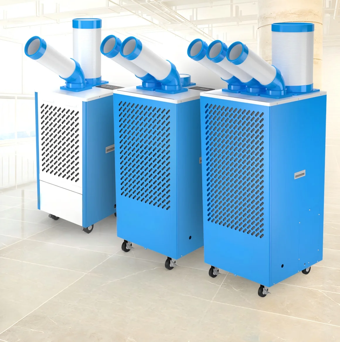 4000W Electric Portable Air Conditioner 14000BTU Mobile AC GMCC Compressor 4L Tank Spot Cooler Home Office Workshop DAKC-40B