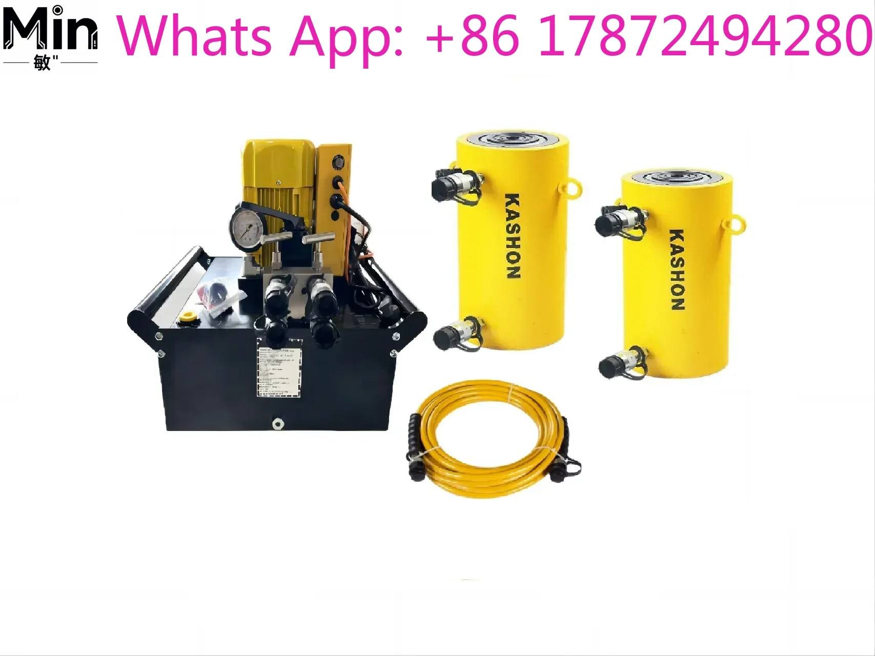 KHE-4SM 220V Single-Acting Two-Stage Electric Hydraulic Pump, 700 Bar