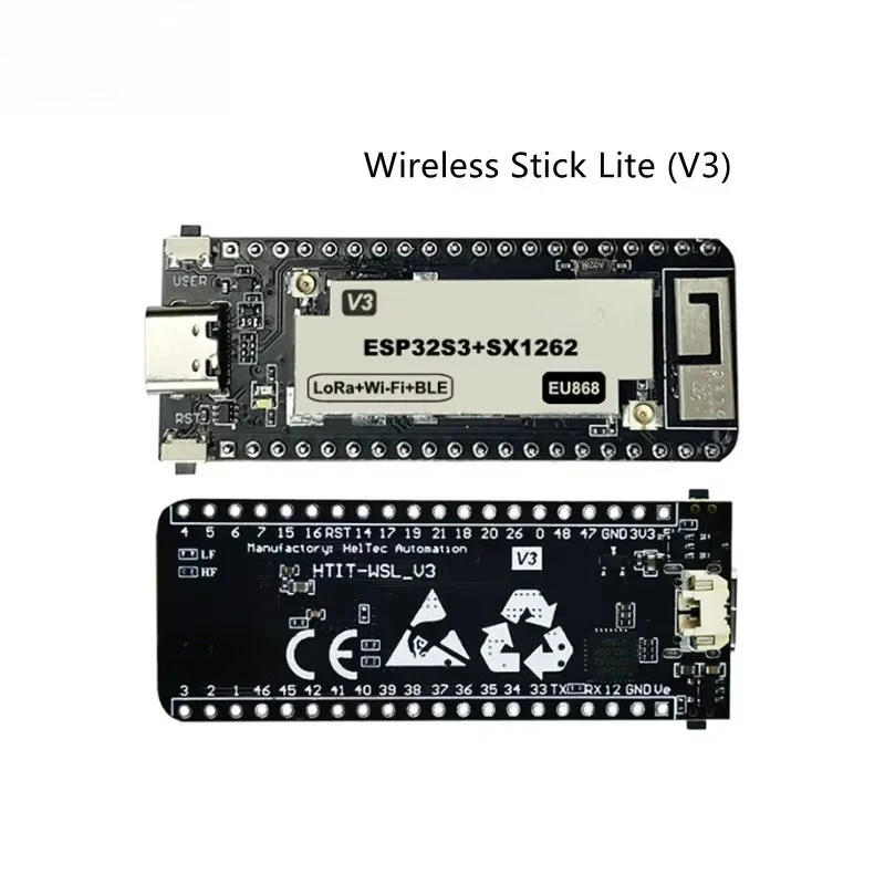 ESP32 LoRa Wireless Stick Lite V3 SX1262 Multi Frequency Band IoT Communication Programming Development Control Module