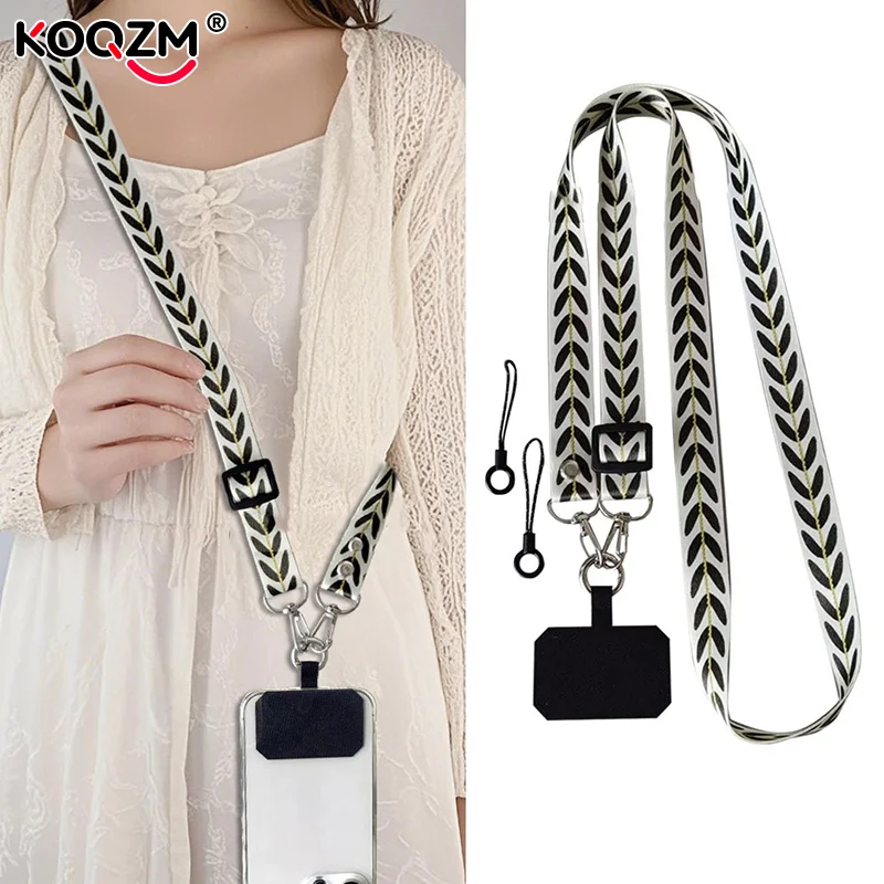 حبل طول قابل للتعديل للهواتف المحمولة؛ التوافق العالمي؛ يقلل من مخاطر نقص الهاتف.