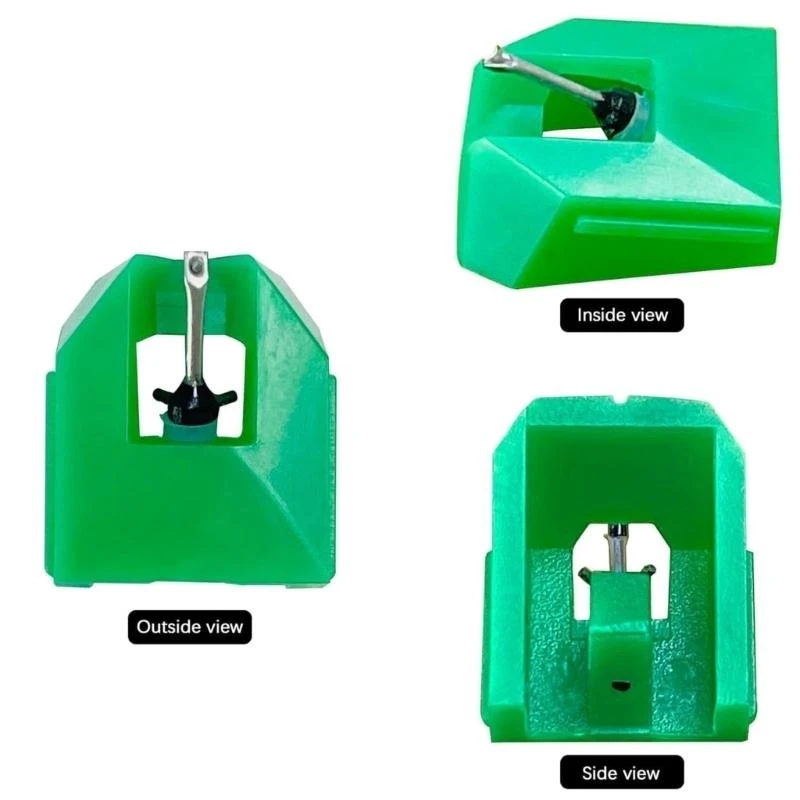 مجموعة استبدال الإبرة القلم Diamond مع إبرة سجل فرشاة التنظيف لمشغلات السجلات القرص الدوار ل VMN95C