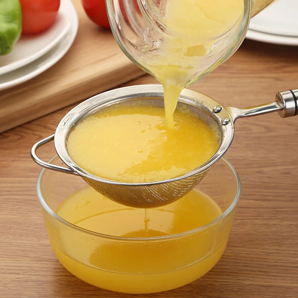 

3pcs Stainless Steel Colander Fine Strainers For Tea Coffee Flour Sugar Spice Rice Cocoa Powder Juice Filter Kitchen Gadget