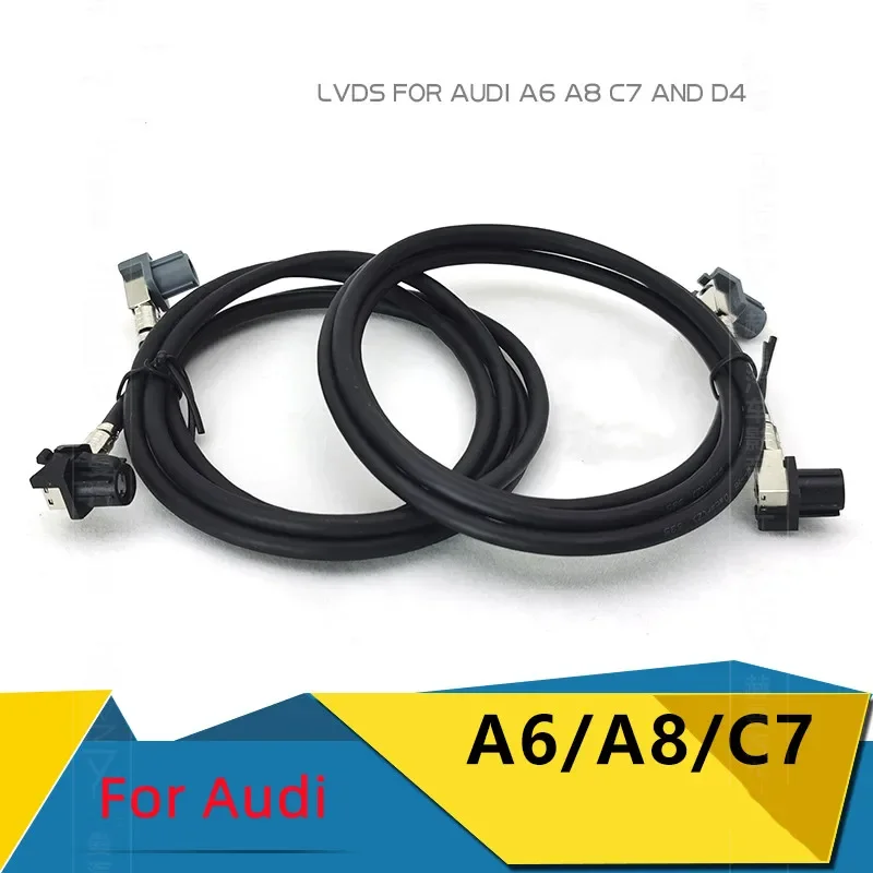 For Audi A6 (C7) A8 (D4) video cable LVDS screen host connection cable dedicated for navigation composite cable