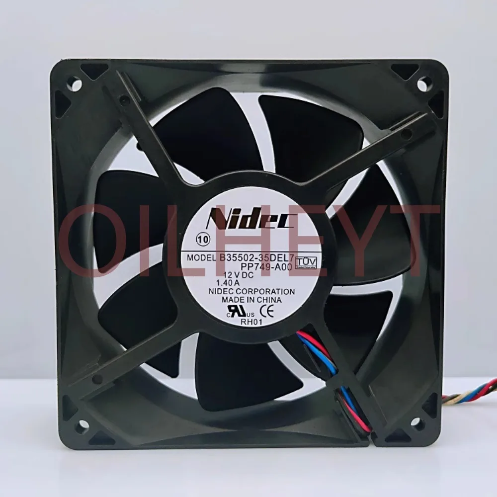 

Для материнской платы компьютера, Pwm регулятор скорости вентилятора Nidec B35502-35DEL7 12038 12 см 12 В А