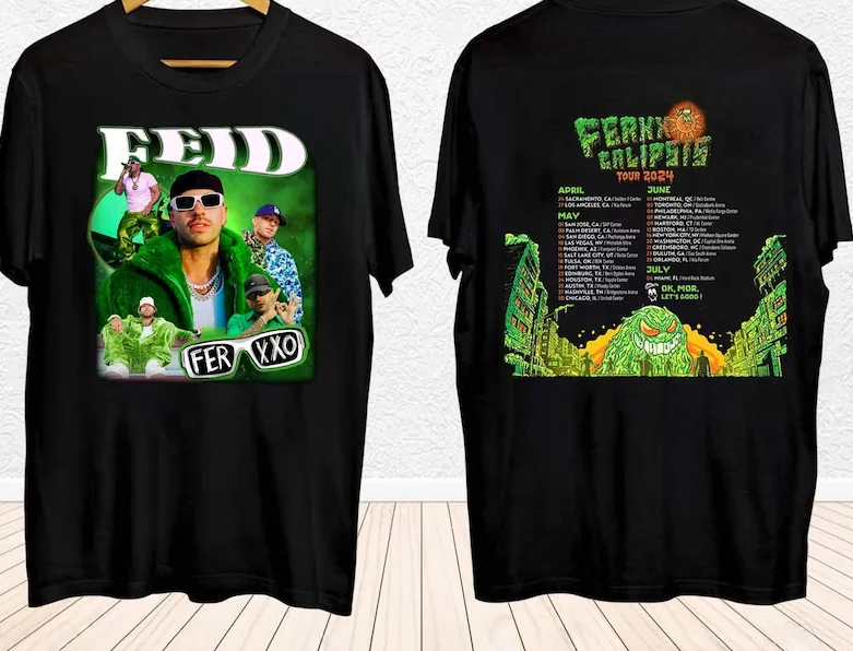 Ferxxocalipsis Worldd Tour 2024 tshirt