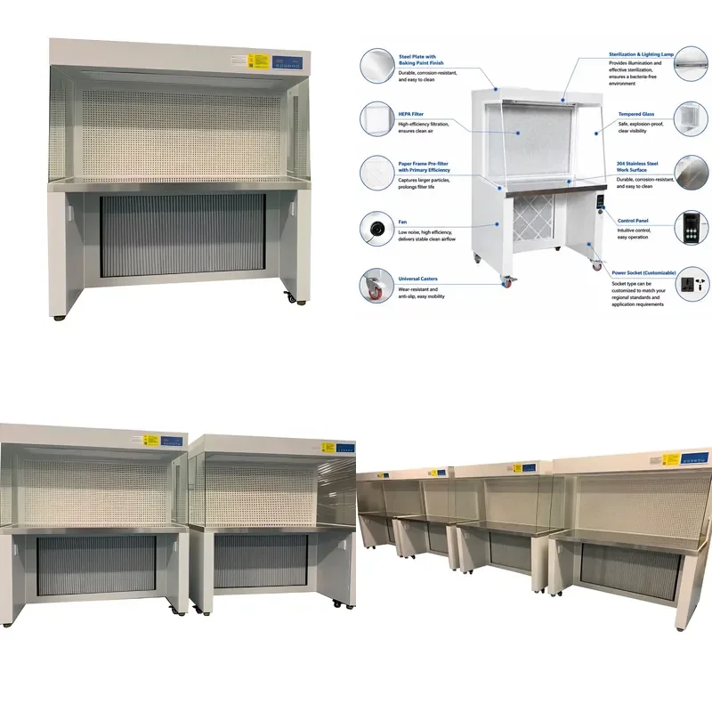Stainless Steel Ultra Clean Workbench for Laboratory Clean Room Single or Double Operation