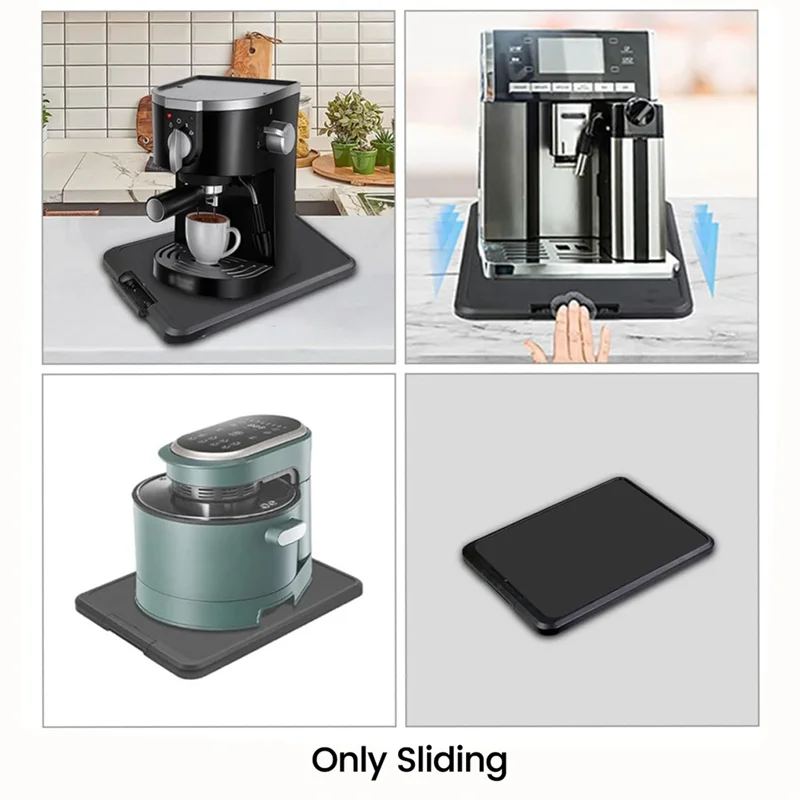 

ABBZ-для кофеварки, совместимый кухонный прибор, скользящий поддон, нескользящий миксер, мобильная основа для кофемашины, раздвижной боа