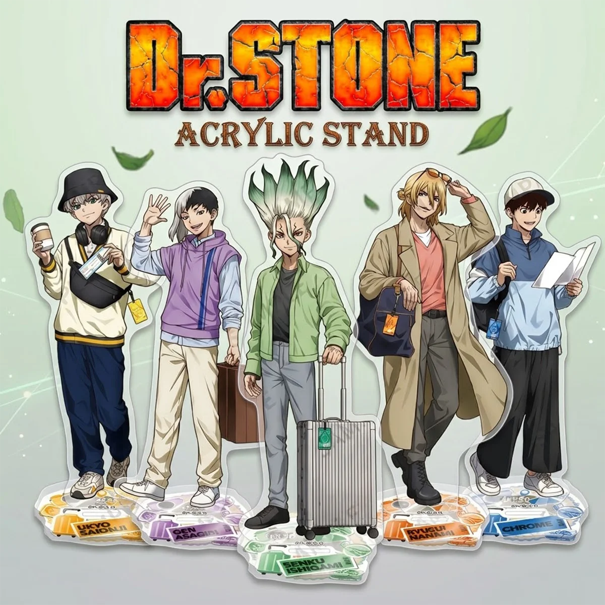 Anime Dr.STONE Science Future 15Cm Acrylic Standee Set, Senku Ishigami, Halloween Gift, Anime Collectible, Desk Display,Keychain