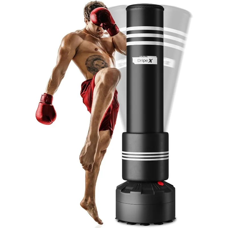 

Dripex Freestanding Punching Bag, Heavy Boxing Bag with Stand for Adult Youth Men Standing Boxing Punch Bag for Home Gym Workout