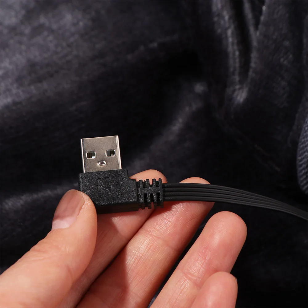 

Coral Velvet Heating Blanket 8 Heated Areas 3 Heated Level USB Heating Shawl Wearable Design Portable Electric Blanket Home Use