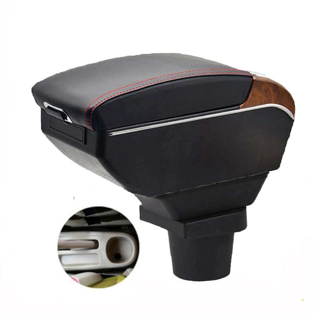 

For Toyota Vios Belta Yaris NCP42 Armrest Box Retrofit Parts Center Console Special Storage Space Car Elbow Rest with USB