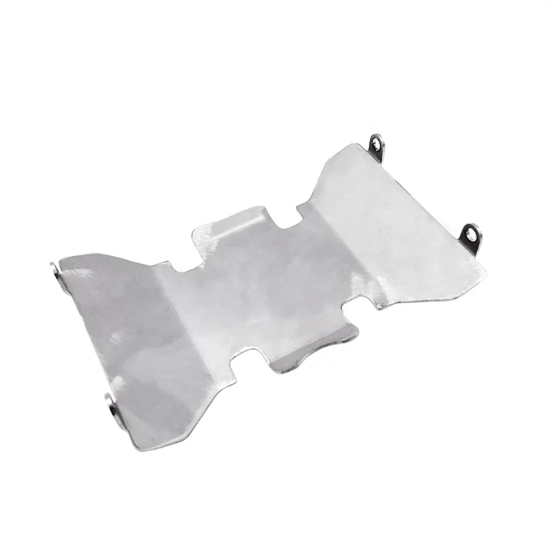 3X parachoques delantero inferior + eje + soporte de caja de cambios juego de placa de deslizamiento de protección para 1/10 RC Crawler AXIAL SCX10 II 90046 90047-[A68T]