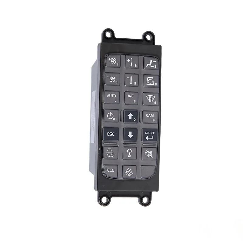 For 14594714 Excavator Parts EC210D 220D 290D 360D 750D 460D Air Conditioner Controller Panel Switch