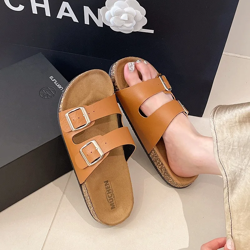 

Fashion Couple Slippers Fashion Outdoor Casual Sport Slipper Summer New Beach Slippers for Men Women Classic Cork Slipper Unisex