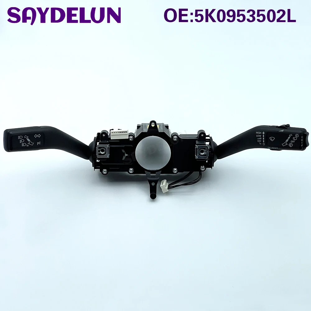 

5K0953502L Steering Column Combination Switch Multifunction Key Rear Wiper Turn Signal Switch For VW TiguanTouran Golf SKODAYeti