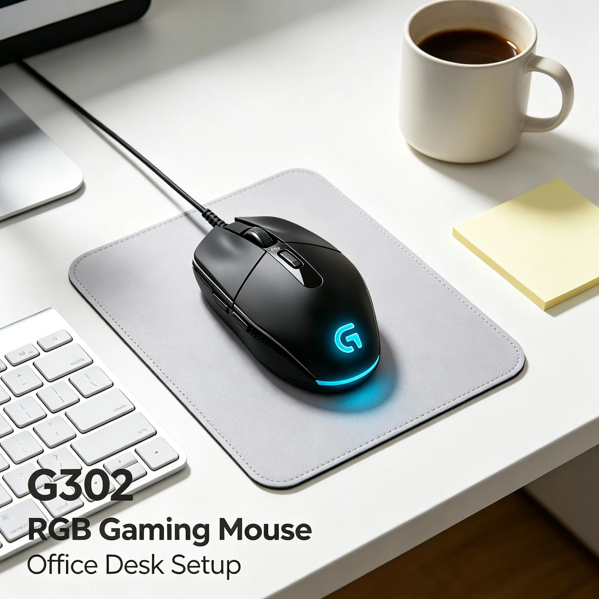 Logitech G302 Daedalus Prime USB Wired Gaming Mouse Multiple‑Button Operation Design RGB Backlit for Apex Legends LOL PUBG Onlin