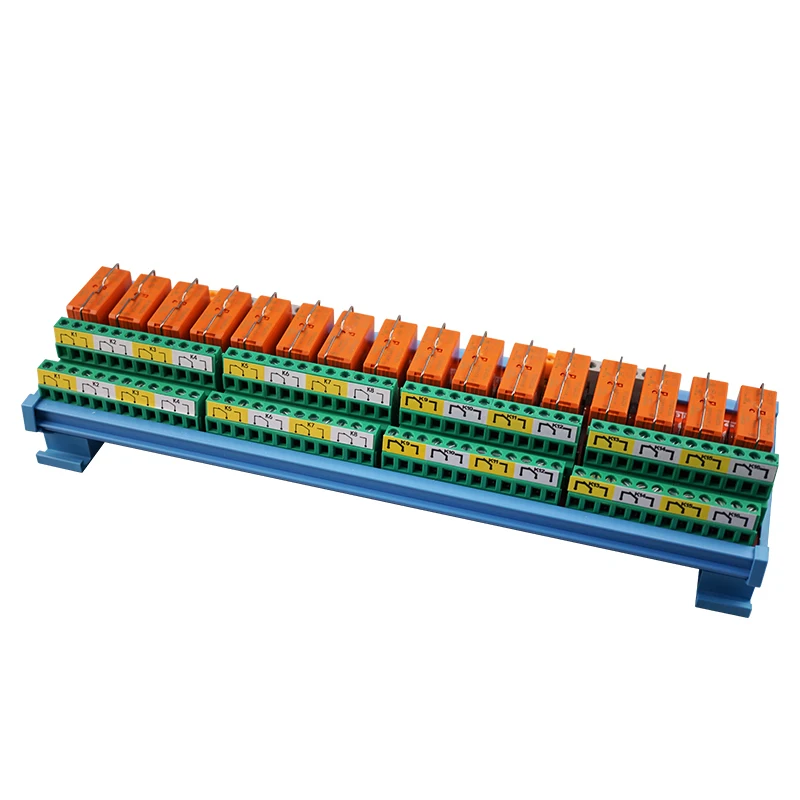 

16 Channels 2NO 2NC Dual Group Relay Module 8A /24V Anti-interference for PLC Expansion Board