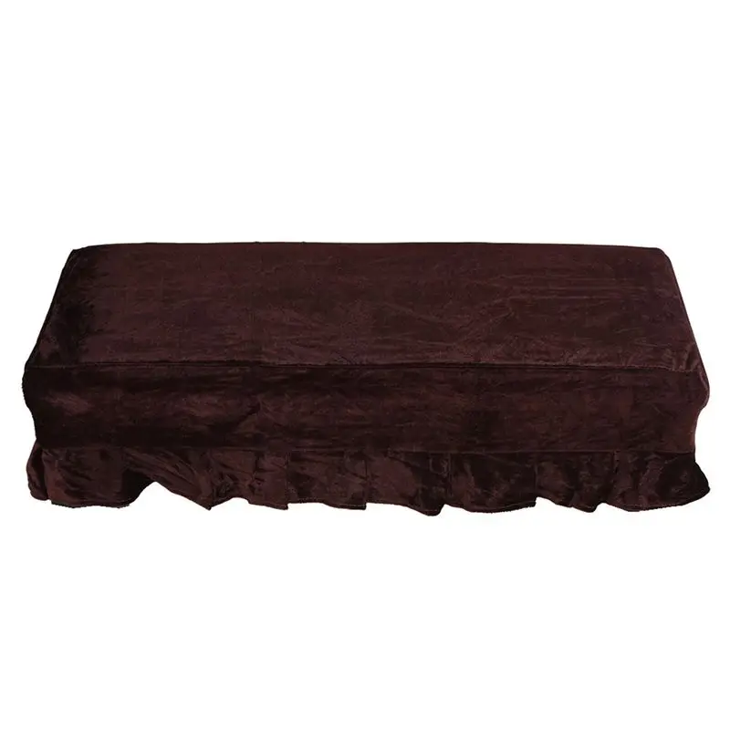 ABKV-Piano Bench Cover Gold Velvet Piano Double Bench Cover Dust-Proof Thickened Piano Bench Cover Guzheng Piano Bench Cover