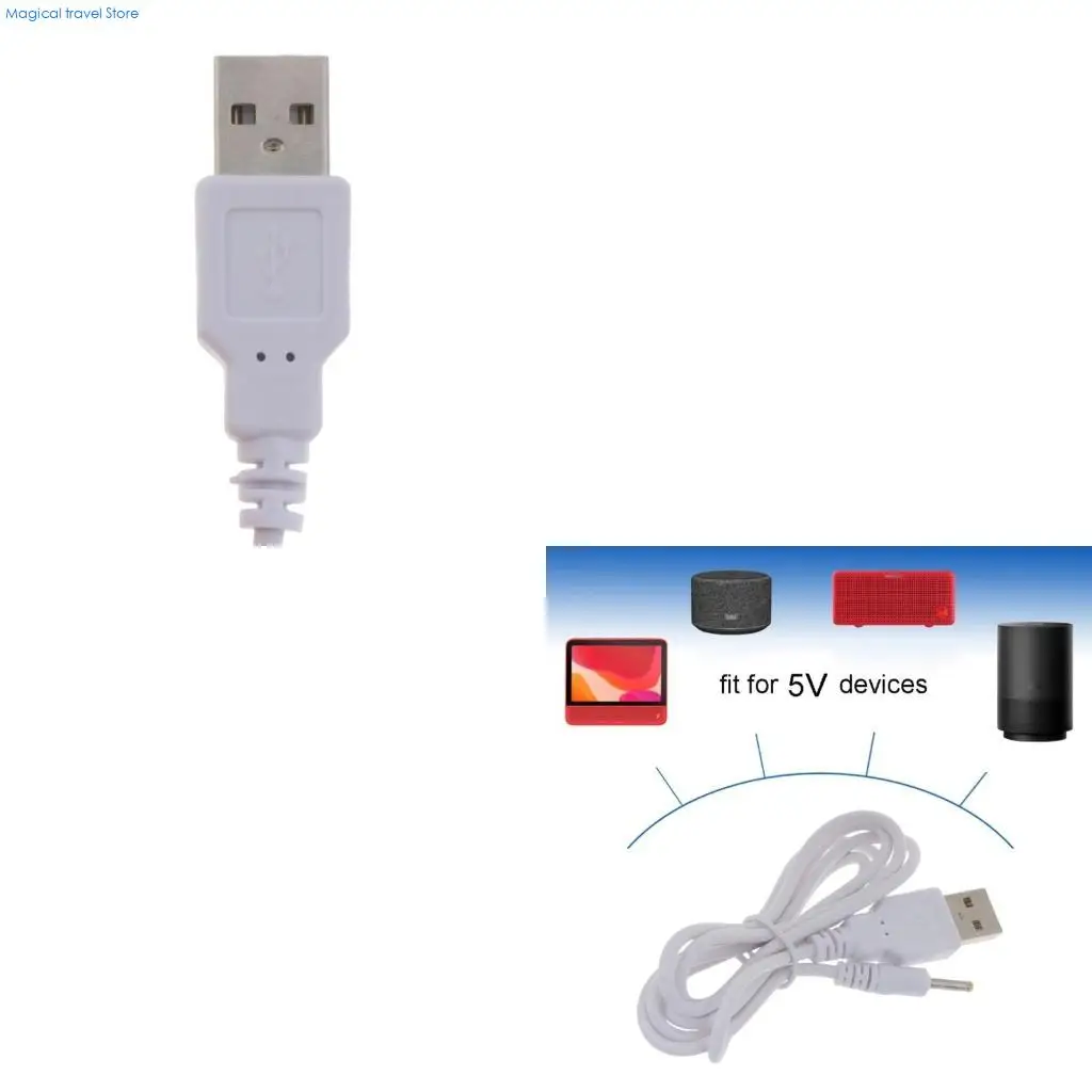 N2UB 5V USB to 2.5mm x 0.7mm Power Cable Durable Materials 1Meter/2Meter