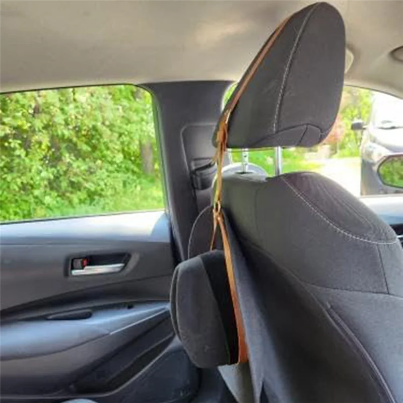 حامل قبعة رعاة البقر IALJ للشاحنات - حافظ على قبعاتك المحمية على الطريق مع رف قبعة رعاة البقر المصنوع يدويًا من الجلد. شماعات دوراب