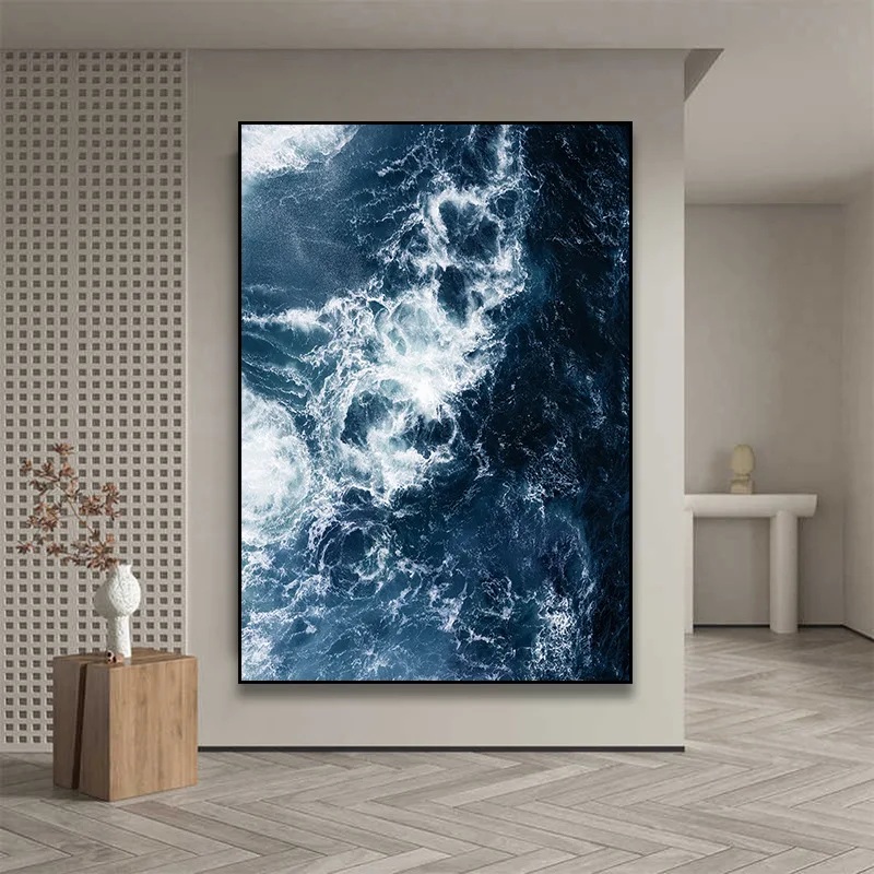 

Art micro spray fresh modern light luxury landscape living room decorative painting canvas painting hanging painting living