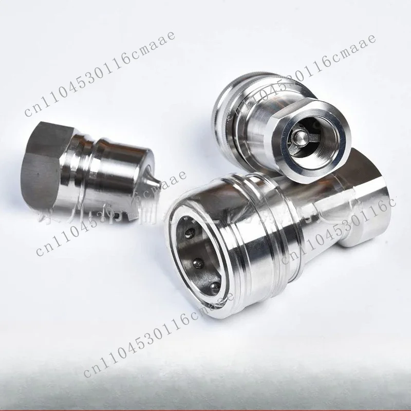 304 Stainless Steel  Supply Opening-type Hydraulic and KZF Double Self-sealing Quick Couplings