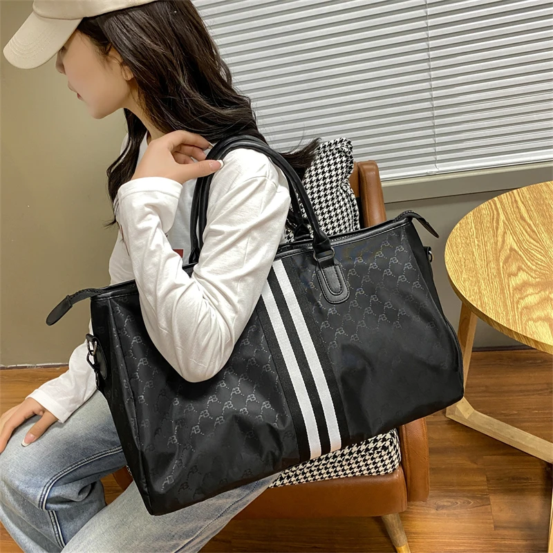 Women men luggage travel bag Separate Shoe compartment dry and wet separation gym bag duffle bag bolsa de viaje sac de voyages 1