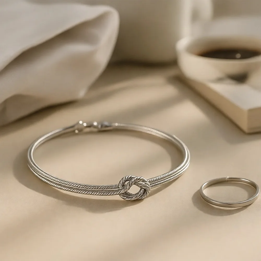 

Модные браслеты с узлами для женщин, покрытие 14K, не тускнеющие, водонепроницаемые, подарочные украшения