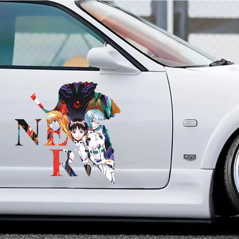 EVA Neon Genesis Evangelion Computer Chassis Aufkleber Anime Asuka Laptop Aufkleber Dekoration Auto Kofferraum Glas Fenster Aufkleber Geschenke