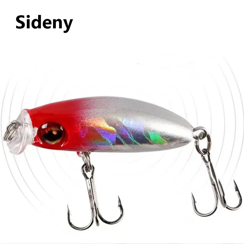 

Sideny-Submerged Minnow Fishing Lures, Artificial Bait, Bass Killer, Inshore Saltwater, Quality, Professional, 4.3cm, 3.1g