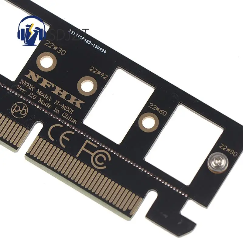 1PC PCIe NVMe M.2 Ngff Ssd To PCIe Pci Express 3.0 X4 X8 X16 Adapter Card Convert Card Expansion Card Adapter