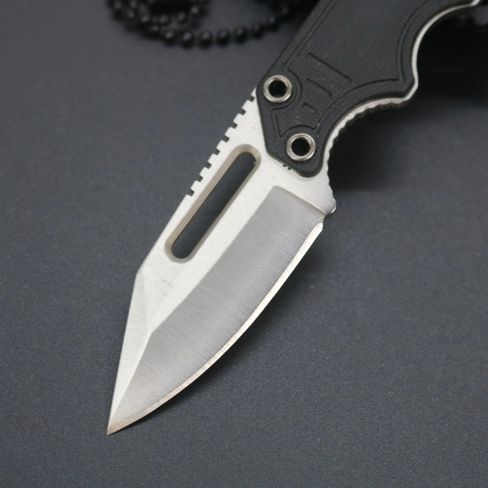 الأكثر مبيعا شفرة مثبتة 5Cr15MoV بليد G10 مقبض صلابة عالية حافة حادة أداة تخييم في الهواء الطلق الفاكهة سكين الدفاع عن النفس #5