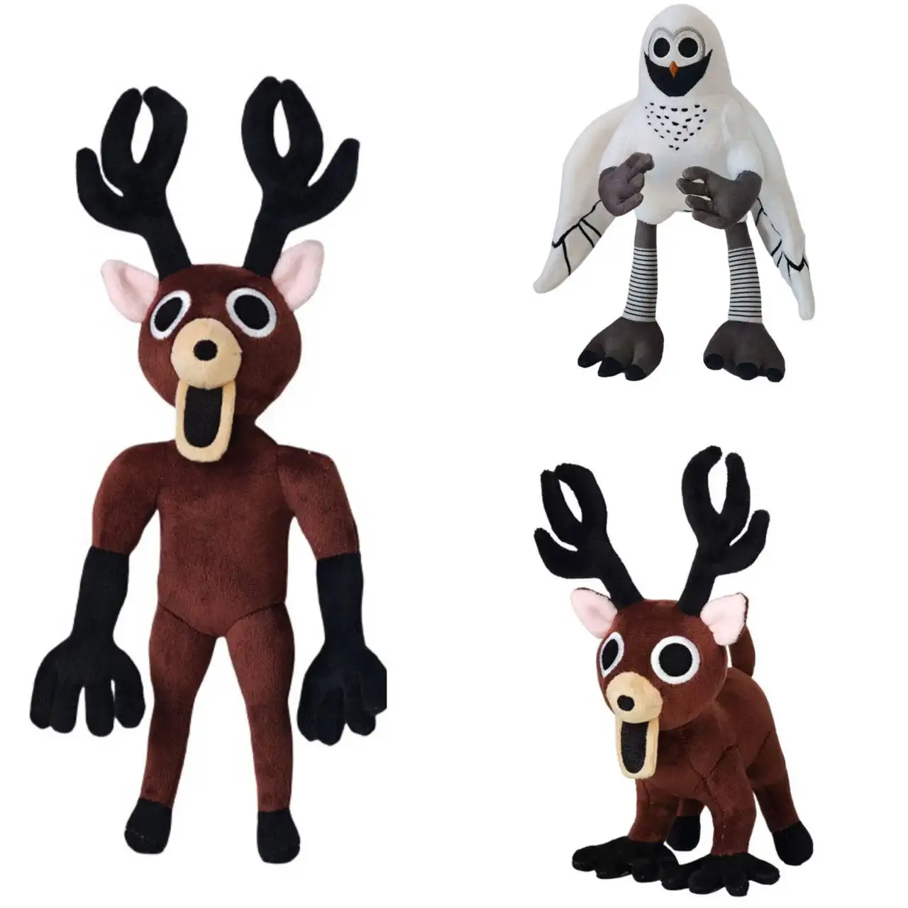 NEUE HEIßE 99 Nächte Cartoon Im Wald Deer Plüsch Spielzeug Baumwolle Gefüllte Puppe Anime Tier für Kinder Geburtstag Geschenk Halloween Geschenke