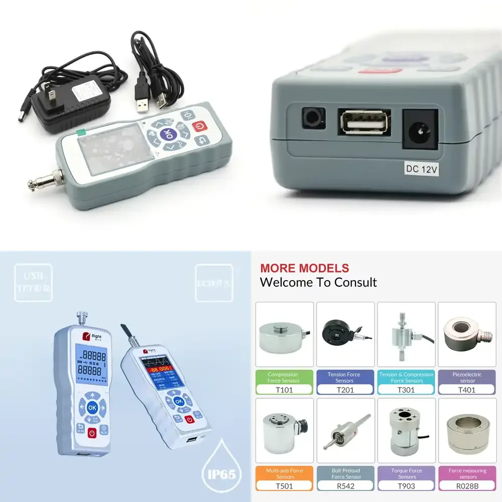 

Digital Monitoring and Pegging Hand-Held Weighing Load Cell Indicator